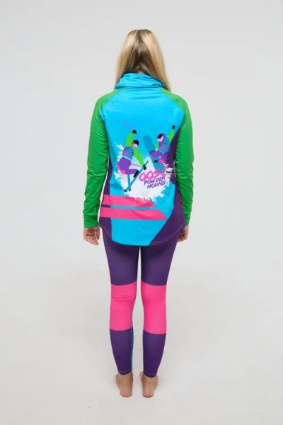 Oosc High Neck Baselayer Top In Multi