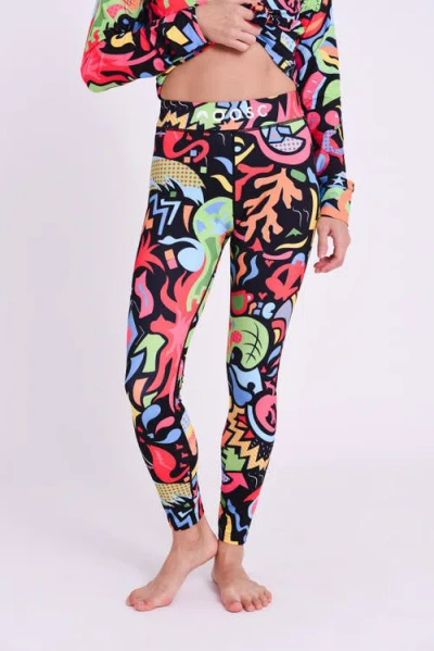 Oosc Stairway To Heaven Womens Baselayer Legging In Multi