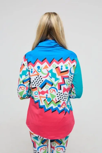 Oosc High Neck Baselayer Top In Multi