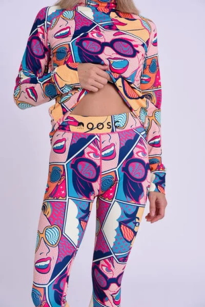 Oosc Baselayer Leggings In Multi