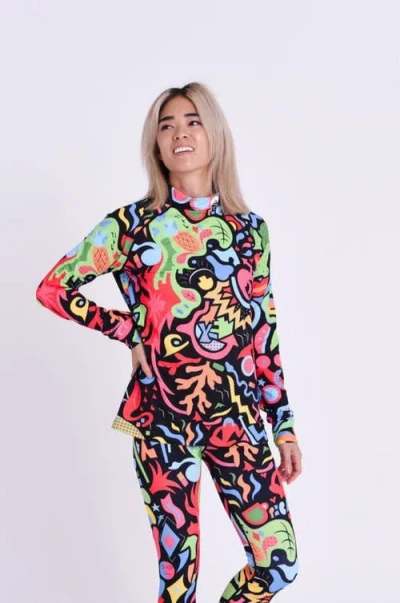 Oosc Stairway To Heaven Womens Baselayer Top In Multi