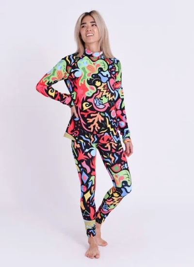 Oosc Stairway To Heaven Womens Baselayer Top In Multi