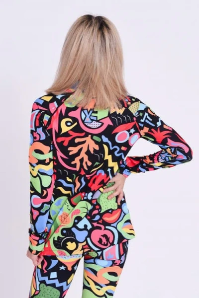 Oosc Stairway To Heaven Womens Baselayer Top In Multi