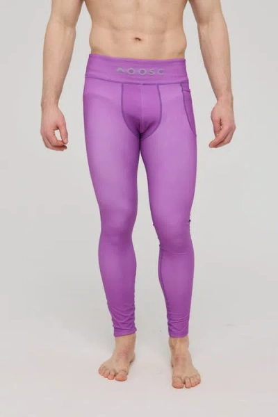 Oosc Elite Activewear Leggings In Purple