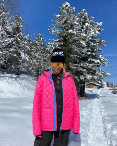 Oosc Glacier Thermolite® Insulated Jacket In Pink