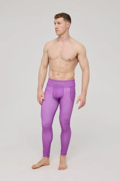 Oosc Elite Activewear Leggings In Purple