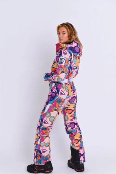 Oosc Comic Book Candy Ski Suit In Multi