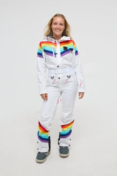 Oosc Rainbow Road Ski Suit In Multi