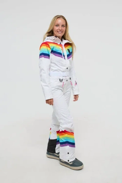 Oosc Rainbow Road Ski Suit In Multi