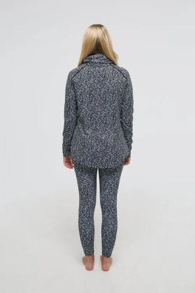 Oosc High Neck Baselayer Top In Gray