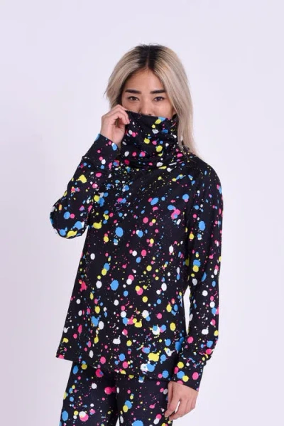 Oosc High Neck Baselayer Top In Multi