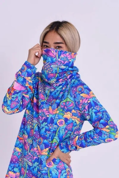 Oosc High Neck Baselayer Top In Multi