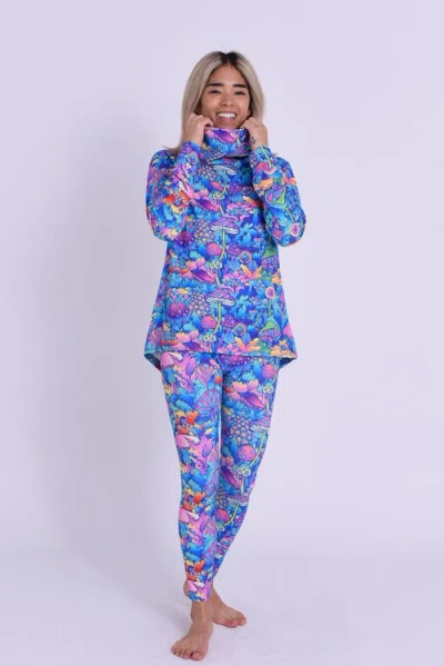 Oosc High Neck Baselayer Top In Multi