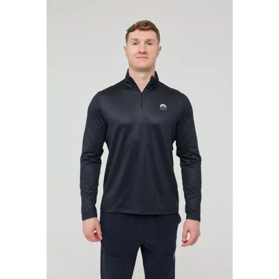 Oosc Elite Activewear 1/4 Zip Top In Black