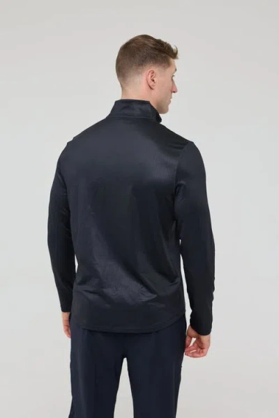 Oosc Elite Activewear 1/4 Zip Top In Black