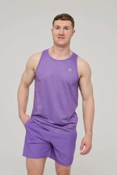 Oosc Elite Activewear Tank Purple In Purple
