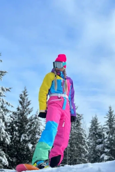 Oosc So Fetch Ski Suit In Multi