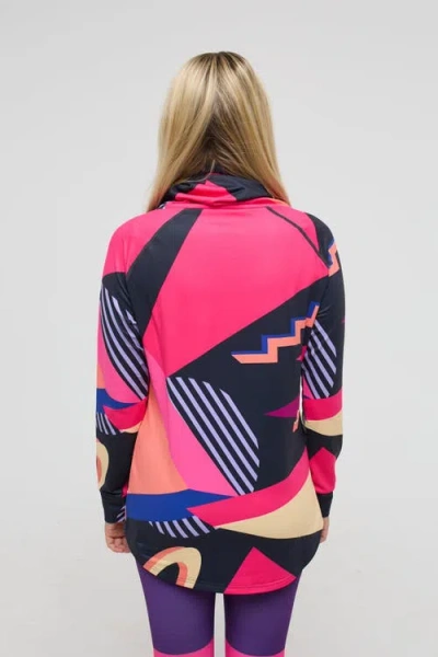 Oosc High Neck Baselayer Top Hotstepper In Multi