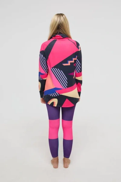 Oosc High Neck Baselayer Top Hotstepper In Multi