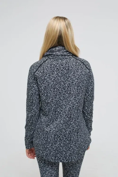 Oosc High Neck Baselayer Top In Gray