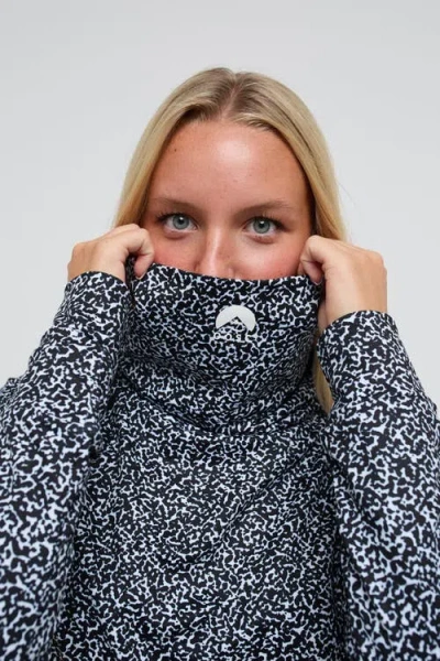 Oosc High Neck Baselayer Top In Gray