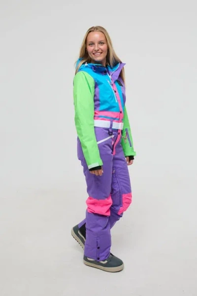 Oosc Powder Hound Ski Suit In Multi