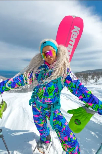 Oosc Future Shock Ski Suit In Multi