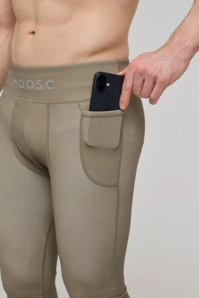 Oosc Elite Activewear Leggings In Green