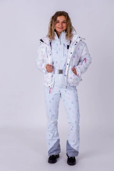 Oosc Chic Ski Suit In White