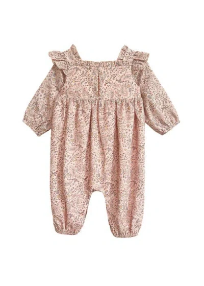 Mabel + Honey Paisely Romper In Neutral