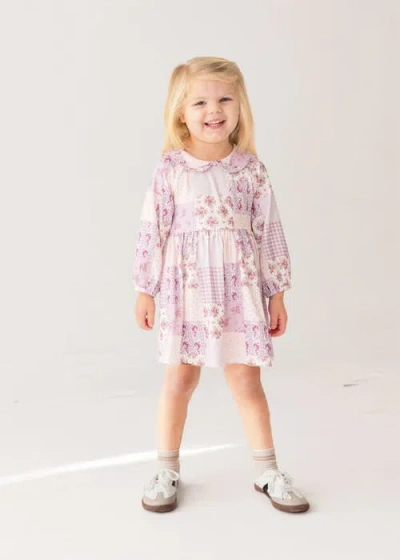 Mabel + Honey Liliana Floral Dress In Purple