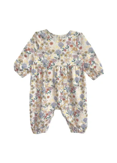 Mabel + Honey Flower Field Romper In Multi
