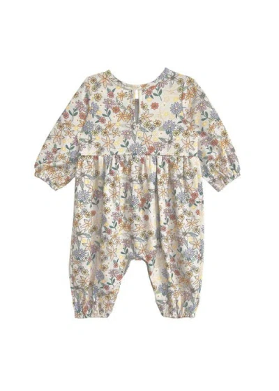 Mabel + Honey Flower Field Romper In Multi
