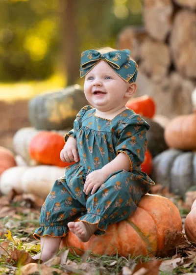 Mabel + Honey Autumn Ivy Romper In Multi