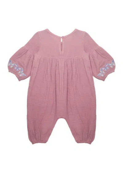 Mabel + Honey Lyla Romper In Pink