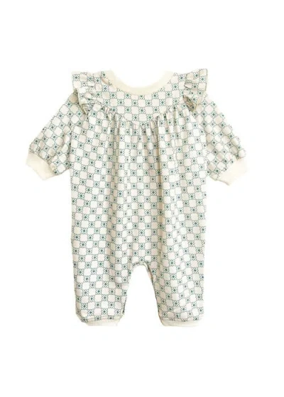 Mabel + Honey Lillian Romper In Gray
