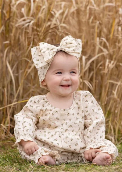 Mabel + Honey Juliette Romper In Neutral