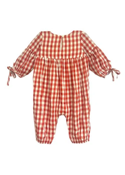 Mabel + Honey Tis' The Season Romper In Red