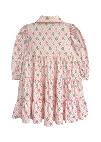Mabel + Honey Dixie Pink Floral Dress In Pink