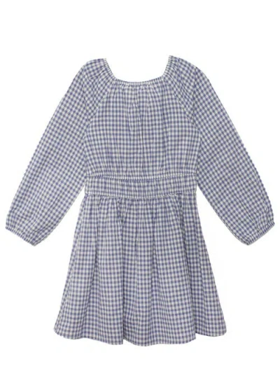 Mabel + Honey Blueberry Jam Dress In Blue