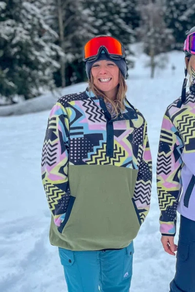 Oosc Saved By The Bell Fleece Khaki In Green