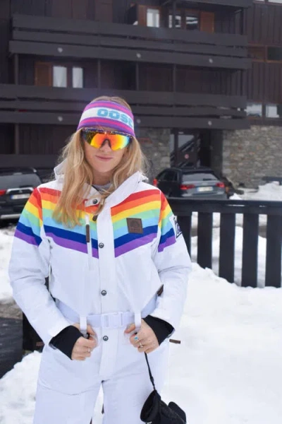 Oosc Rainbow Road Ski Suit In Multi