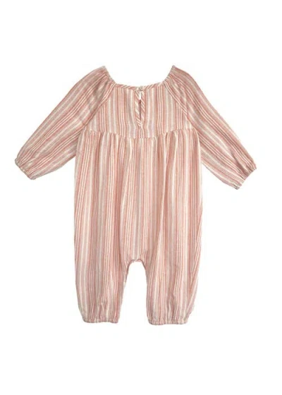 Mabel + Honey Claire Romper In Pink