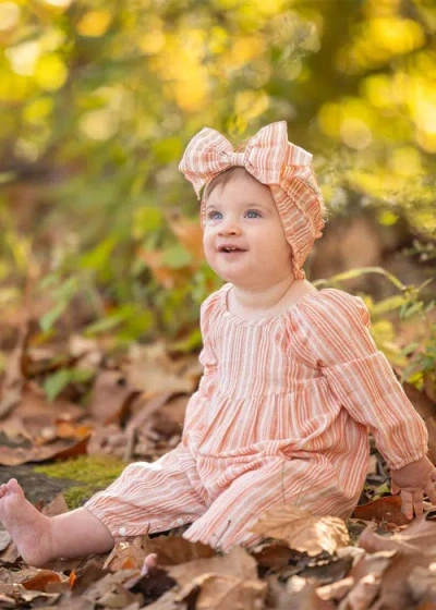 Mabel + Honey Claire Romper In Pink