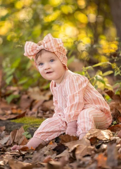 Mabel + Honey Claire Romper In Pink