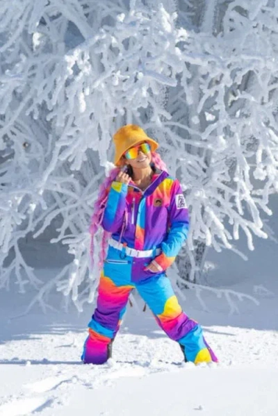 Oosc Mambo Sunset Ski Suit In Multi