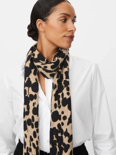 Masai Copenhagen Aeloria Animal Print Scarf In Brown