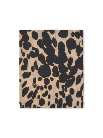 Masai Copenhagen Aeloria Animal Print Scarf In Brown