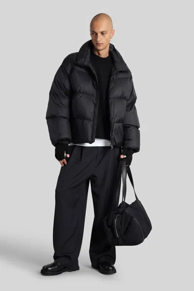 Studio Nicholson Massey Snm-1380 Puffer In Black Nylon In Black