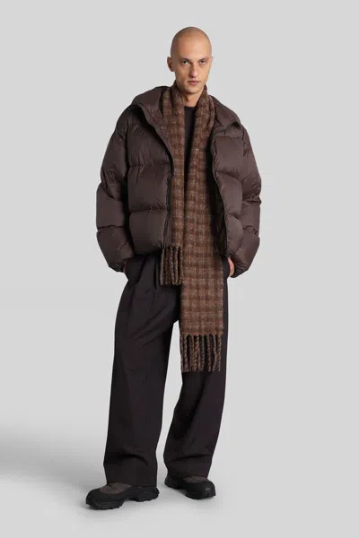 Studio Nicholson Massey Snm-1380 Puffer In Brown Nylon In Brown